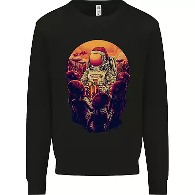 Buy Spaceman Santa Christmas Space Astronaut Kids Sweatshirt Jumper • 15.99£
