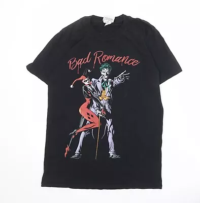 Buy Joker Mens Black Cotton T-Shirt Size S Round Neck - Joker Harley Quinn • 6£
