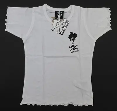 Buy FC St. Pauli Football T-shirt Size 116 Kids - Skull Logo #T013 • 7.69£