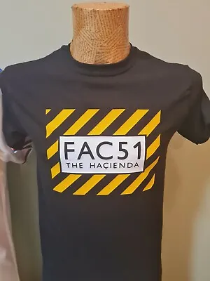 Buy Hacienda Fac51 Tee T Shirt Manchester Madchester Music Factory Records • 13.99£