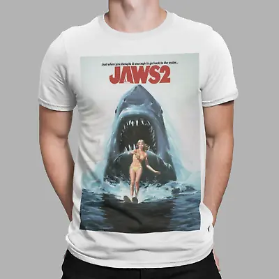 Buy Jaws 2 T-shirt Movie Poster 70s 80s Shark Movie Film Retro Yolo Gift Official Uk • 6.99£