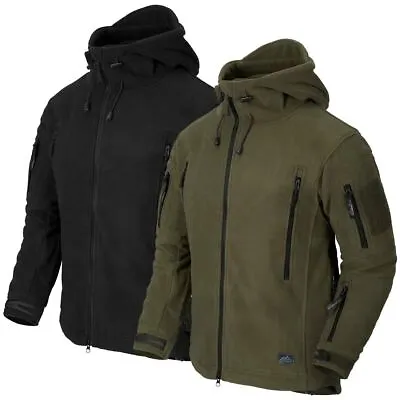 Buy Helikon Mens Patriot Fleece Jacket Reinforced Elbows Hiking Outdoor Workwear • 73.95£