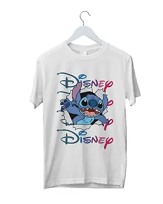 Buy Disney Stitch T-Shirt, Lilo And Stitch Tee, Disneyland Cartoon, Funny Stitch Top • 14.99£
