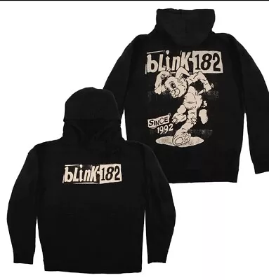 Buy Blink-182 Edging The Pit Pullover Hoodie - Black M • 69.50£