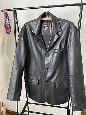 Buy Vintage Gypsy Leather Jacket Mens  Size XL • 65£