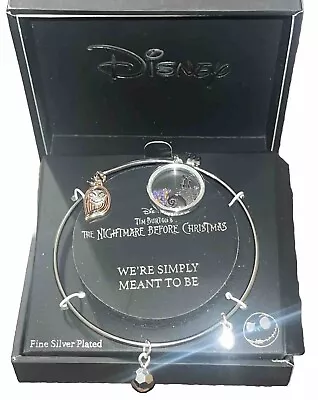 Buy NEW Disney Nightmare Before Christmas We’re Simply Meant To Be Charm Bracelet • 37.78£