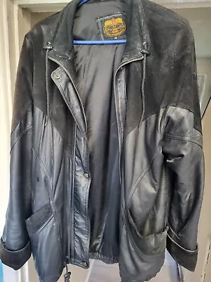 Buy Ladies Leather & Suede Jacket Medium,sun Damaged And Worn • 3.99£