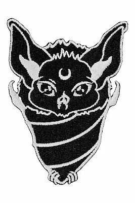Buy Killstar Midnight Snacker Bat Gothic Punk Iron On Embroidered Patch KSRA002785 • 9.08£