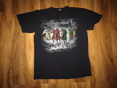 Buy Judas Priest Nostradamus 2008 Retro Double Sided T-shirt Rock Metal Black Large • 39.99£