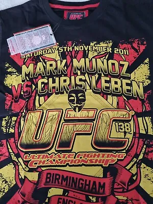 Buy UFC 138 Chris Leben Vs Mark Munoz Events  Tshirt Bonfire Night Guy Fawkes  • 30£