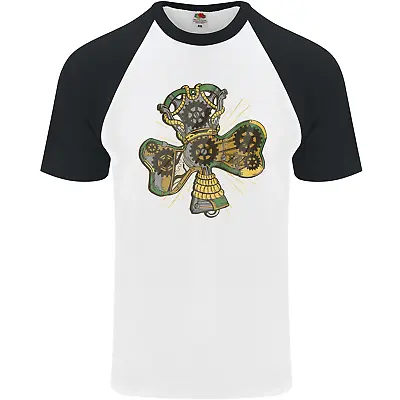 Buy Steampunk Shamrock Mens S/S Baseball T-Shirt • 9.99£