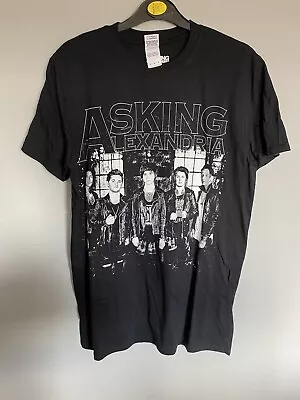 Buy Asking Alexandria Band T-Shirt Black M Medium Gildan Heavy Cotton Vintage • 14.99£