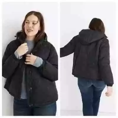 Buy Madewell Black Chevron Packable Puffer Jacket. Size S. • 75.59£