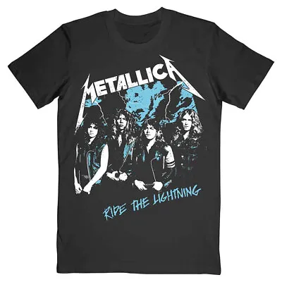 Buy Metallica T-Shirt Ride The Lightning Rock Album Band New Black Official • 15.95£