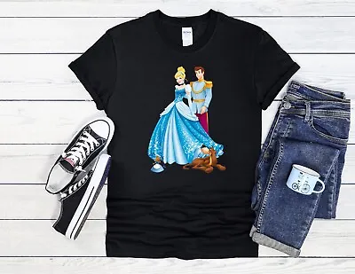 Buy Cinderella Charming Men Women Jute Bag Unisex Hoodie Baseball T Shirt Top 3657 • 9.99£