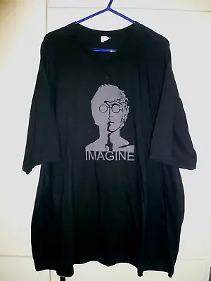 Buy John Lennon (the Beatles) - Original  Imagine  Black T-shirt (4xl) • 7.99£