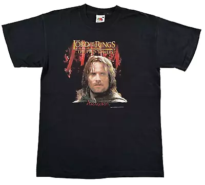 Buy Vintage Lord Of The Rings The Two Towers Aragorn T-shirt Size L • 65.70£