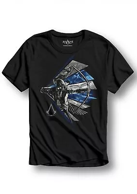 Buy ASSASSIN'S CREED - LEGACY - ASSASSIN'S CREED LEGACY BOW AIMING BLACK T-Shirt XX- • 12.18£
