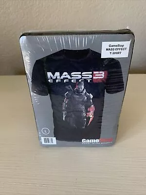 Buy Mass Effect 3 GameStop Commander Shepard Graphic T-Shirt Large Sealed Brand New • 29.72£