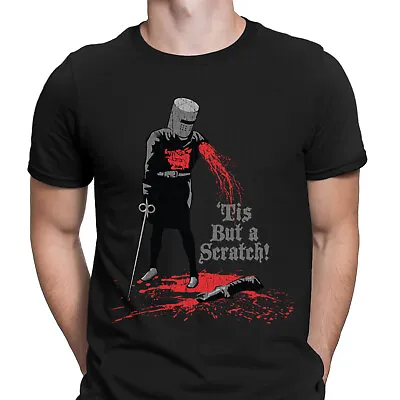 Buy Tis But A Scratch The Black Knight Song Lyrics Music Lovers Mens T-Shirts #6GV • 9.99£
