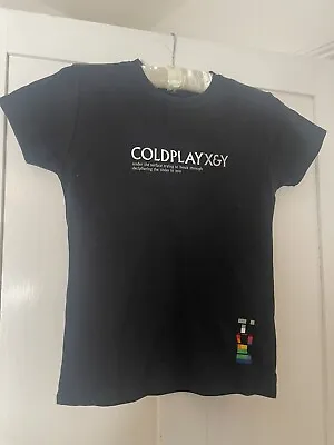 Buy Coldplay 2005 X&Y Tour Vintage Official T-shirt Black Size Small/Medium • 25£