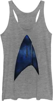 Buy Star Trek Racerback Discovery BlueChevy Medium Gray T-Shirt Chest: 35  Tank NEW • 10.39£