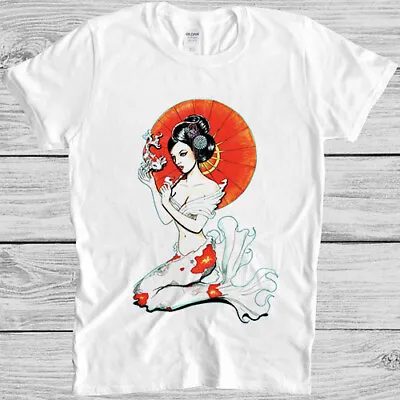 Buy Koi Fish Mermaid Japanese Sun Slogan Joke Gamer Cult Movie Gift Tee T Shirt M974 • 6.70£