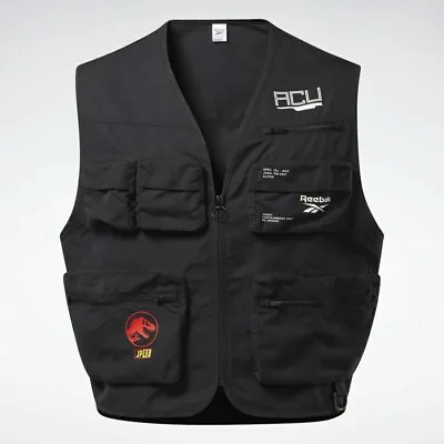 Buy Jurassic Park World Reebok Acu Utility Vest Waistcoat Cosplay Jacket - Uk L • 100£