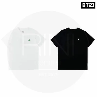 Buy BTS BT21 Official Goods Green Planet Organic Short-sleeve T-shirt + Tracking Num • 69.59£
