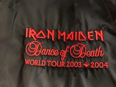 Buy Iron Maiden Official Size XL Dance Of Death World Tour 2003 Killer Krew Jacket • 331.53£