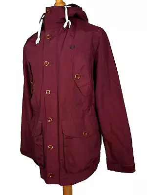 Buy Fred Perry Port Mountain Parka - Size M - Ska Mod 60s Scooter Casuals Terraces • 2.25£