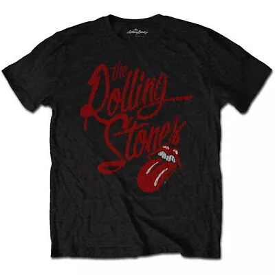 Buy The Rolling Stones Script Logo Official Tee T-Shirt Mens Unisex • 15.99£