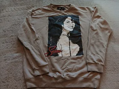 Buy Official Merch Selena Quintanilla Beige Sweatshirt Size M • 28.41£