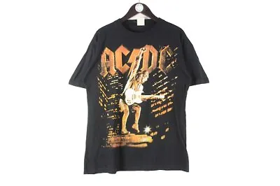 Buy Vintage AC/DC Stiff Upper Lip 2001 Tour T-shirt Black Size XL Rare Retro Rocker • 38.24£