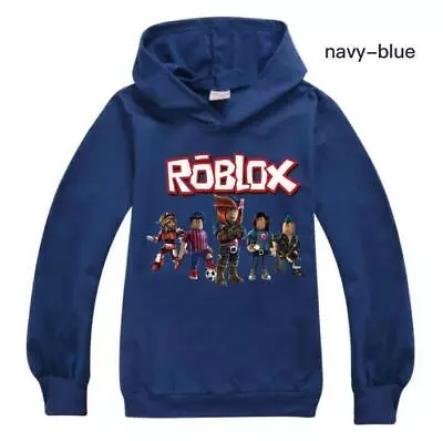 Buy Kids Boys Girls ROBLOX Hoodie Pullover Jumper Hooded Sweatshirt Winter Autumn • 7.69£