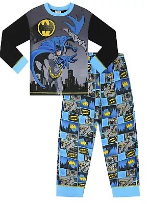 Buy  Boys Batman Gotham City Long Pyjamas • 8.99£