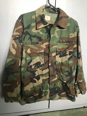 Buy Vintage 1980's? U.s. Army Lightweight Camoflage Combat Jacket • 25£