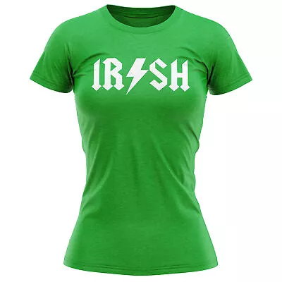 Buy Irish Rock Parody T Shirt Funny St Patricks Day Paddy Days Gift Ideas Her Pad... • 15.99£