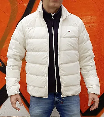 Buy Tommy Jeans TJM Light Down Jacket Ancient White Men's Winter Jacket New • 121.04£