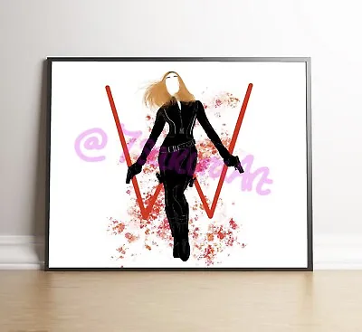 Buy Black Widow Print Art Poster The Avengers Poster End Game Marvel Fan Gifts Merch • 9.99£