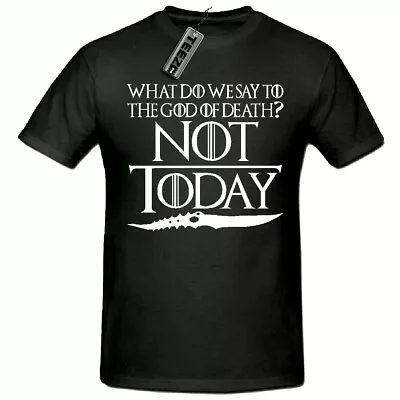 Buy Not Today T Shirt, God Of Death Arya Stark T Shirt, Game Of Thrones T Shirt • 9.99£