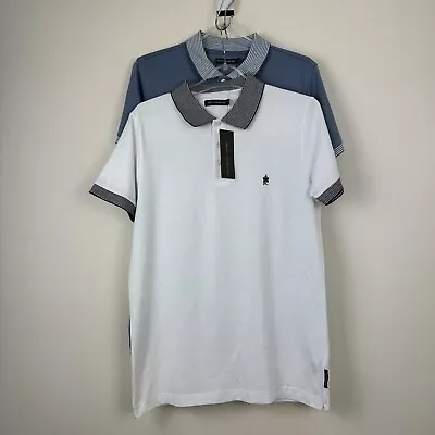 Buy French Connection Polo T Shirts Cotton Mix Jersey Size Medium 2 Pack Mens New • 12.95£