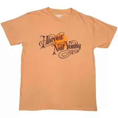 Buy Neil Young Official Unisex T-Shirt: Harvest - Old Gold  Cotton • 18.99£