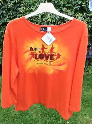 Buy The Beatles  Love  Cirque Du Soleil Official Merch T-shirt - Women’s TG/XL • 24.99£