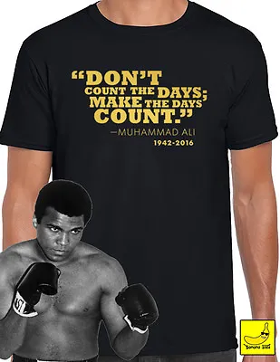Buy Muhammad Ali Tribute T-Shirt Boxing Cassius Clay Champ Legend Retro Gift Tee • 8.49£