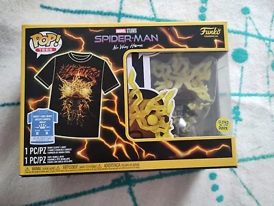 Buy POP Tees - Spider-Man No Way Home - T-shirt M And Figurine Set • 15£