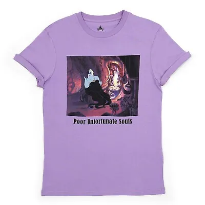 Buy New! Disney Official Women's Ursula T-shirt - XS - Purple Villain Little Mermaid • 22.99£