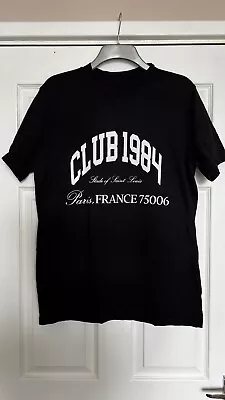 Buy Club 1984 Black T-shirt Size Large - Paris France Print • 25£