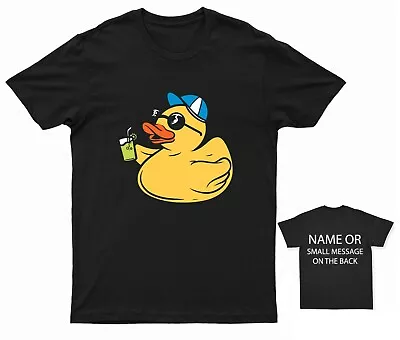 Buy Cocktail Sipping Rubber Duck T-Shirt Summer Holiday Vibe Unisex Tee • 14.95£