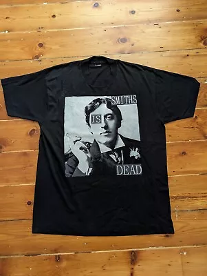 Buy Vintage The Smiths Is Dead Morrissey Shirt Size XL Single Stitch Screen Stars • 0.99£